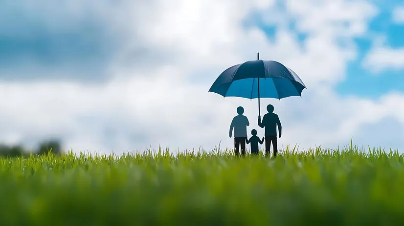 family-protective-umbrella-symbolizing-life-insurance